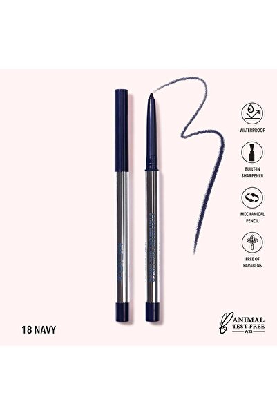 MOİRA قلم تحديد جل (018، أزرق داكن)