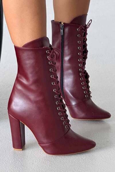 AYAKKABI PRENSİ Arto Lace-Up Bordo Mat