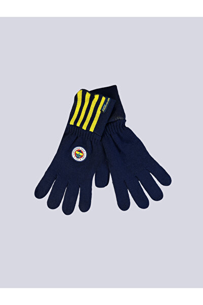 Fenerium Unisex Yellow Navy Blue Gloves with Rods