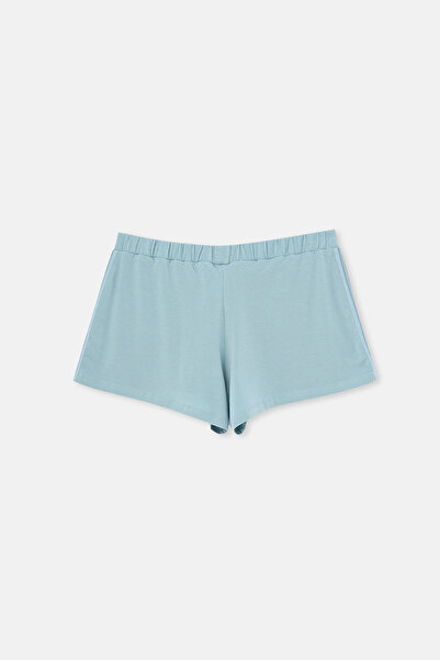 Dagi Ada Çayı Basic Shorts with Side Stripe Lace Detail