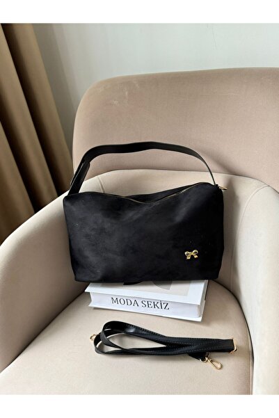 Moda Sekiz Women's Suede Large Size Crossbody Hand and Shoulder Bag