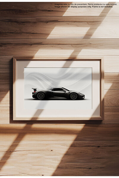 21mxm Modern Supercar Canvas Poster – Unframed Digital Print on Matte Canvas - 1816 918 Spyder