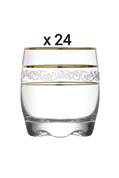 dealshopromania Set de 24 pahare Lav Adora Gold 290 ml Eleganță și stil pentr...