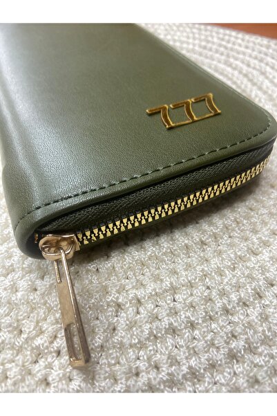 MENİSE Green 777 Number Sequential Lucky Abundance Wallet