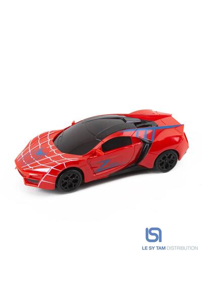 Online Örümcek Adam Arabası Sesli Işıklı Çarp Dön Spider Man Araba