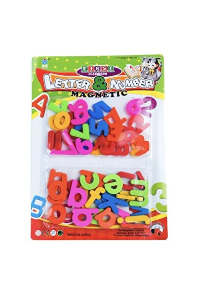 OEM Set of 54 magnetic letters and numbers, multicolored