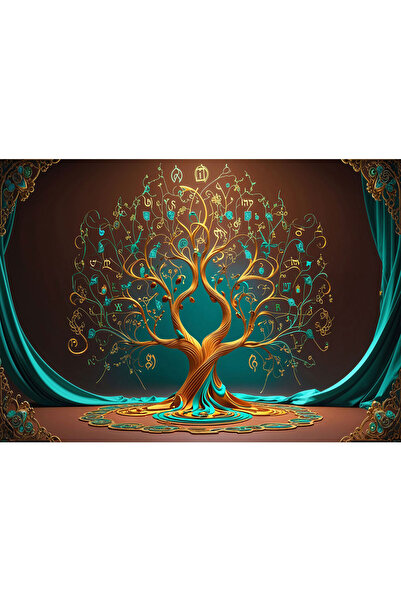 VIODESIGN Fototapet 3D, autoadeziv, Copacul , multicolor,80x120 cm 3D215