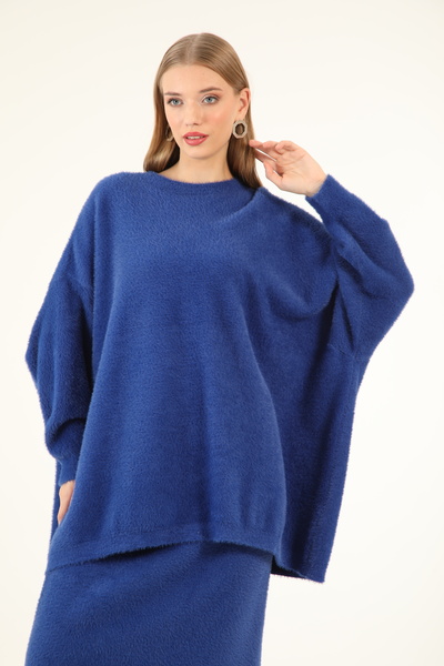 My City 40803 - Stylish Comfortable Soft Textured Knit Skirt Sweater Women's Set