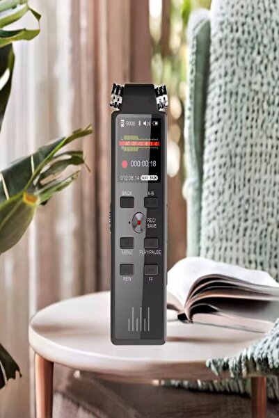 ULTRATEKNO 32 GB Premium Yeni Model Led Ekranlı Çift Mikrofonlu Profesyonel Ses Kayıt Cihazı TÜRKÇE MENÜLÜ