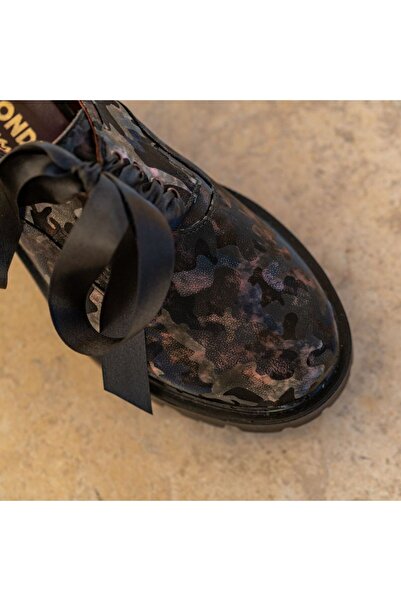 OEM Women's Lace-Up Shoes Renate Bordeaux Print - 38