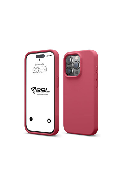 BABİLDEN iPhone 15 Pro Max Kılıf İnce Sıvı Silikon 3 Katmanlı Tam Kaplamalı Y...