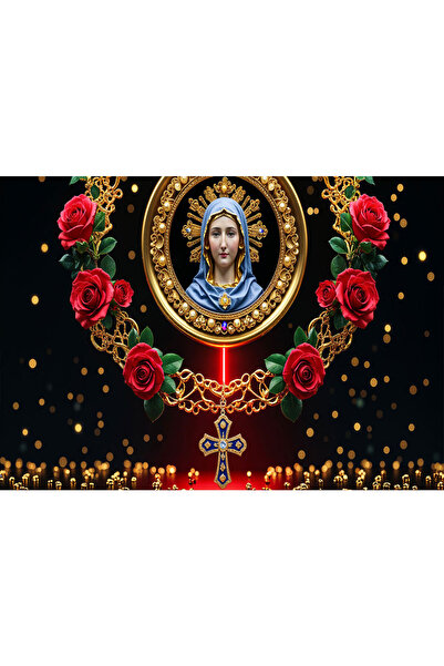 VIODESIGN Fototapet 3D, autoadeziv, Religios Maria , multicolor,120x200 cm 3D221