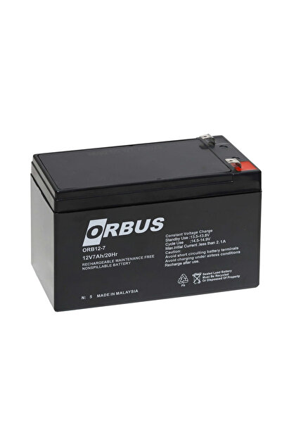 ORBUS 12V 7AH KURU TİP AKÜ