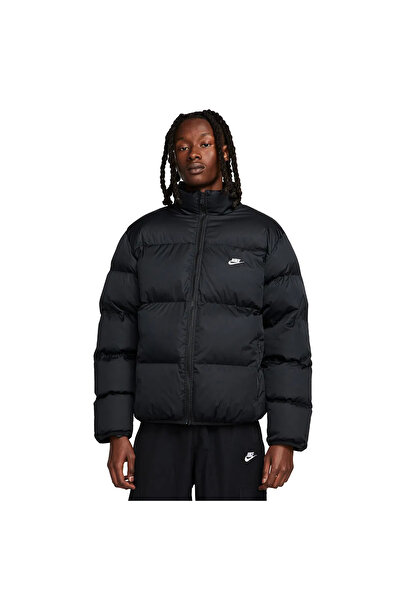 Nike Club Puffer Erkek Siyah Günlük Stil Mont FB7368-010