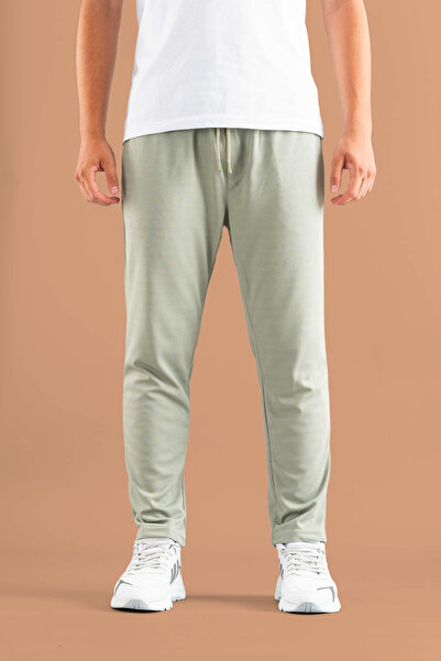 bombe Men's Elastic Corded Jogger Pants Stone
