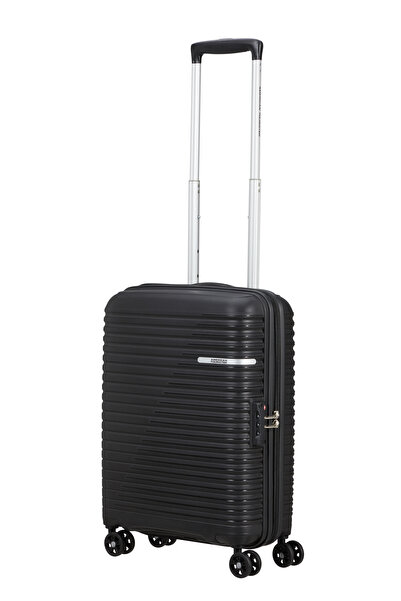 American Tourister LIFTOFF-901 Trolley Cabin Suitcase Black 55/20 cm, 4 H-Spin wheels