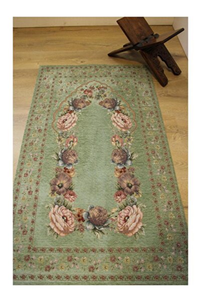 Believe Tapiserie țesută jacquard verde mentă KINAY, decorativă, fără căptușeală, fără franjuri, din șonel, 70*115