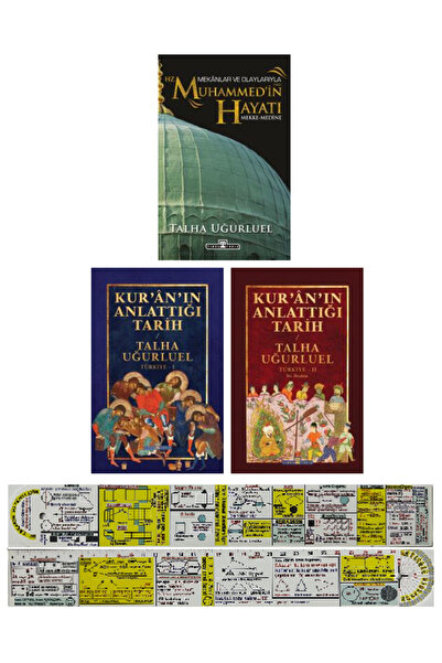 Timaş Yayınları Hz. Muhammed'in Hayatı+Kuran'ın Anlattığı Tarih 1-2 Set Talha...