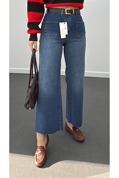 Narferita Milano Cepli Yarım Flare Jeans