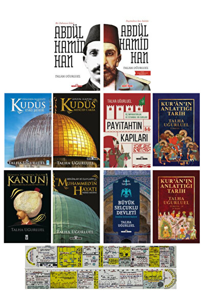 Timaş Yayınları Talha Uğurluel 10 Kitap Set / Abdülhamid Han+Kudüs+Kuran'ın A...