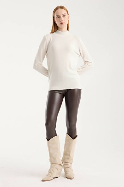 Denivy Soft Half Fisherman Sweater