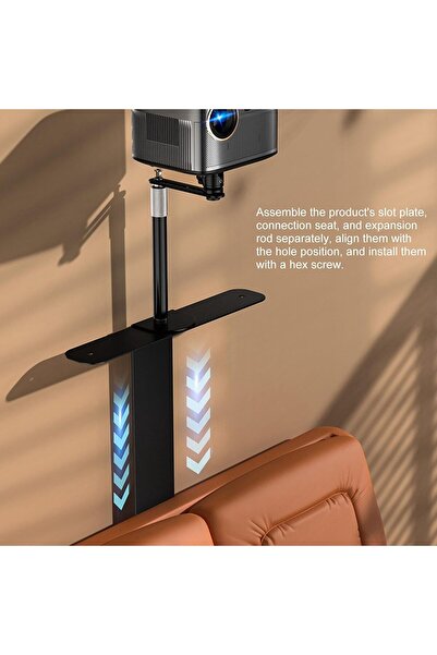 Coverzone 360 °   Adjustable Projection Stand – 24–40 cm Height, Stylish Design Compatible with Phones & Cameras |   Ty12