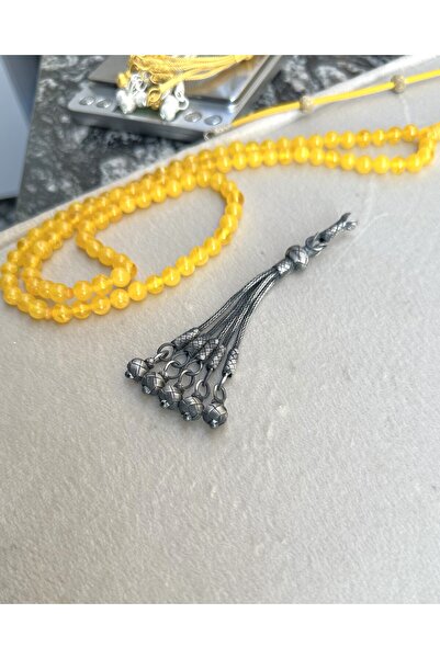 KAZZAZE Silver Kazaziye Classic Model Five Oxide Silver Prayer Beads Tassel