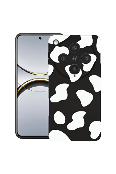 bestcase Husă premium din silicon pentru OPPO Find X8, cu design Black Cow, 2...
