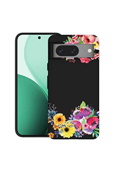 bestcase Carcasă ultrasubțire TPU pentru Google Pixel 8, cu design floral, 21...