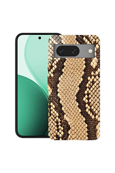 bestcase Carcasă ultra subțire TPU pentru Google Pixel 8, model piele de șarp...
