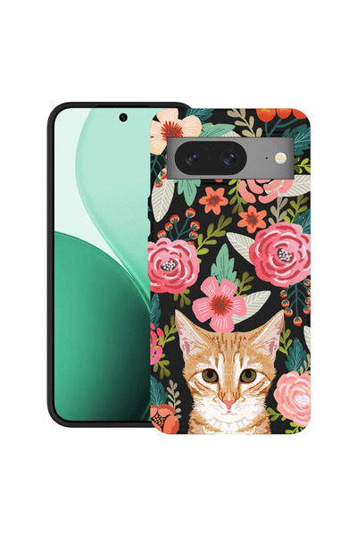 bestcase Carcasă ultra subțire TPU pentru Google Pixel 8, cu design pisică și...