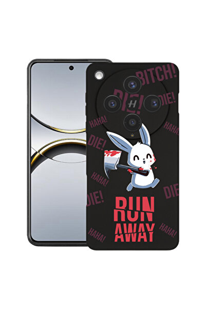 bestcase Husă premium din silicon pentru OPPO Find X8, cu design „Fugiți!”, 2...