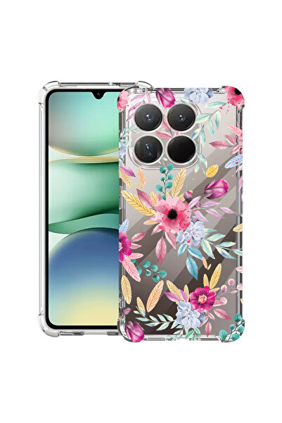 bestcase Carcasă antișoc pentru Xiaomi 17, cu design Happy Flowers, 2099999 AS 69