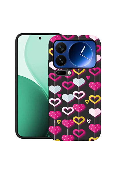 bestcase Carcasă ultra subțire TPU pentru Xiaomi 17 Pro, cu design Lovely Hearts, 2100006 B 185