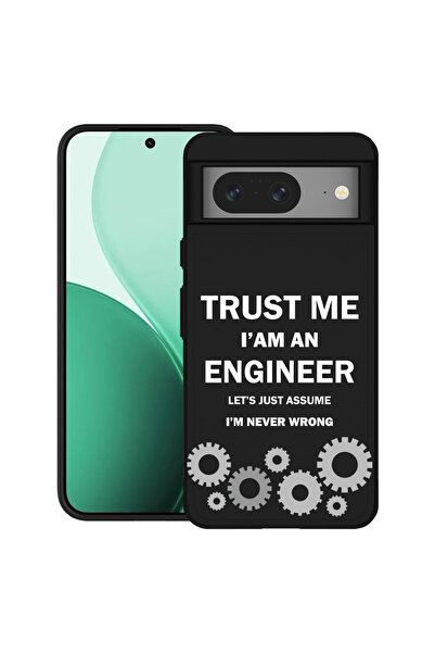 bestcase Carcasă ultrasubțire TPU pentru Google Pixel 8, cu design „Sunt ingi...