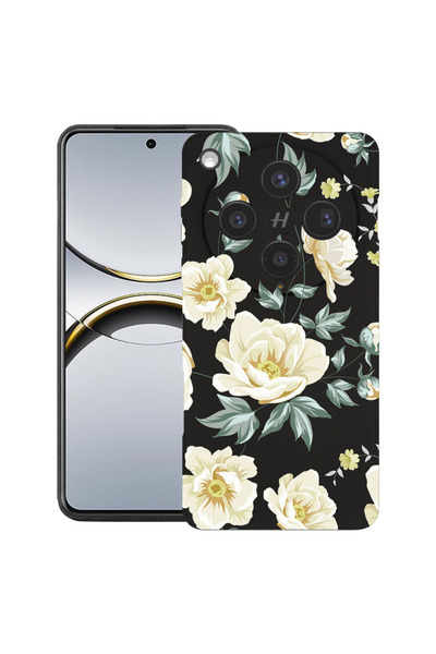 bestcase Husă premium din silicon pentru OPPO Find X8, cu design floral, 2043...
