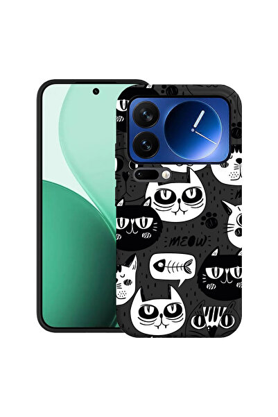 bestcase Carcasă ultra subțire TPU pentru Xiaomi 17 Pro, cu design Cool Cats, 2100006 B 1029
