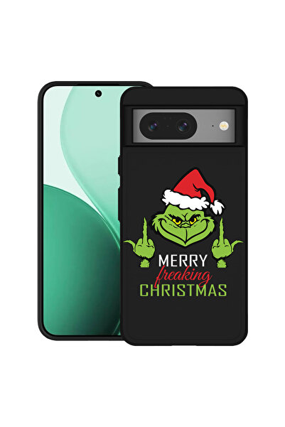 bestcase Carcasă ultrasubțire TPU pentru Google Pixel 8, cu design Grinches -...