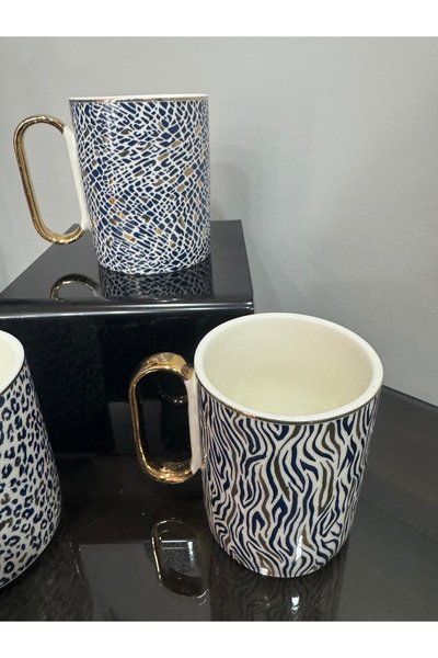 ACAR Leopard Regular 3-Piece Porcelain Mug