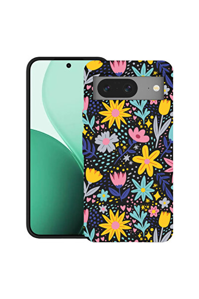 bestcase Carcasă ultra subțire TPU pentru Google Pixel 8, cu design floricică...