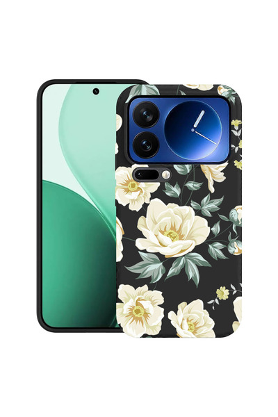 bestcase Carcasă ultra subțire TPU pentru Xiaomi 17 Pro, cu design floral, 21...
