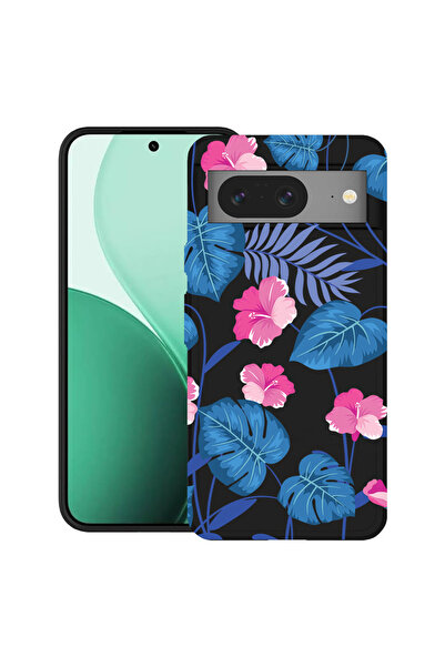 bestcase Carcasă ultra subțire TPU pentru Google Pixel 8, cu design Flori tro...
