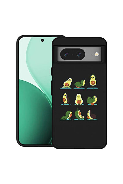 bestcase Carcasă ultrasubțire TPU pentru Google Pixel 8, cu design Avocado Yoga, 2100008 B 752