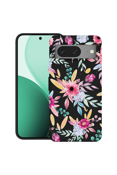 bestcase Carcasă ultra subțire TPU pentru Google Pixel 8, cu design Happy Flo...