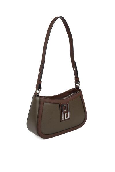Silver Polo Silver & polo sp1132 women's crossbody bag plain olive-brown
