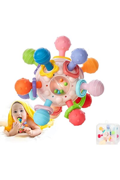 Generic Bolivia Teething Ball Sensory Teether with Storage Box - Rattle for 0...