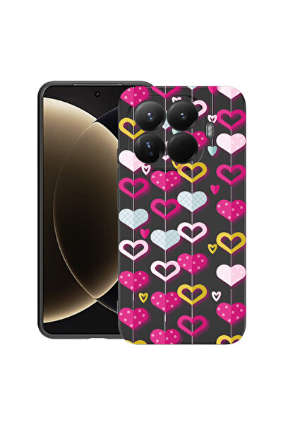 bestcase Husă premium din silicon pentru Xiaomi 15T Pro, cu design Lovely Hea...