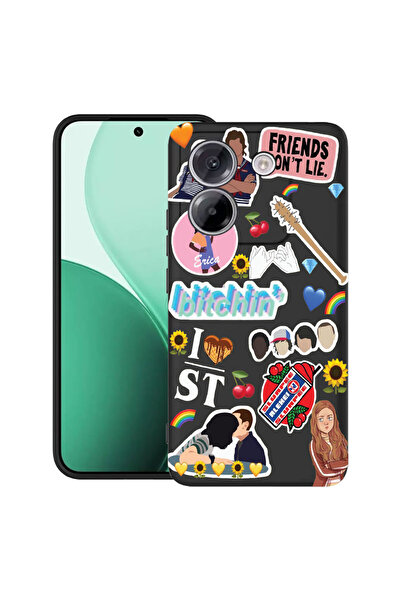 bestcase Carcasă ultra subțire TPU pentru Poco M7 Pro 5G, cu design Friends D...