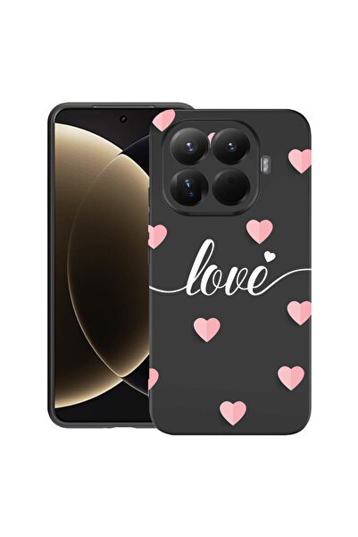bestcase Husă premium din silicon pentru Xiaomi 15T Pro, cu design Love Flying Hearts, 3100018 PB 85
