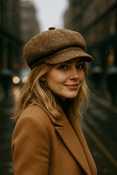 MARBERRY Pălărie pentru femei Stone Over Coffee